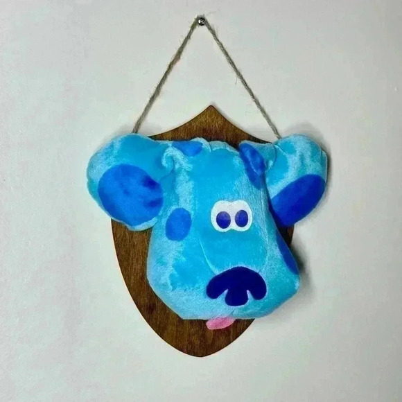 Blues Clues Custom Trophy Head Mount Plush Stuffed Animal Wall Decor 90s Y2K - Picture 4 of 6